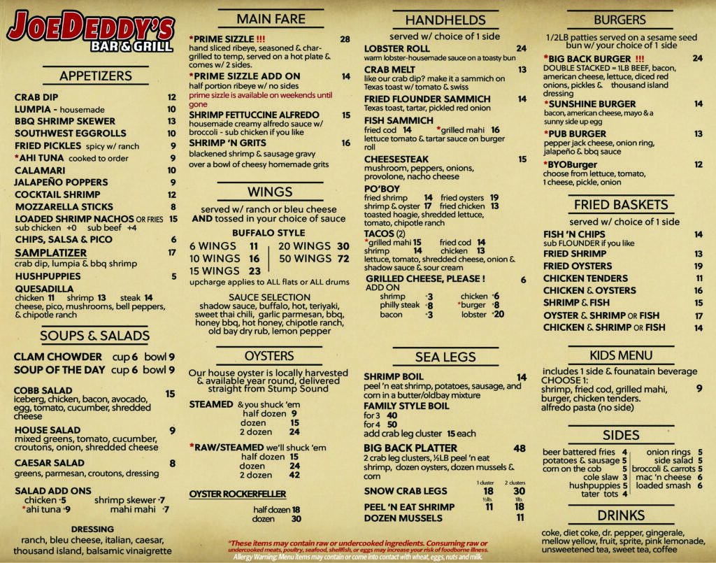 JoeDeddy's